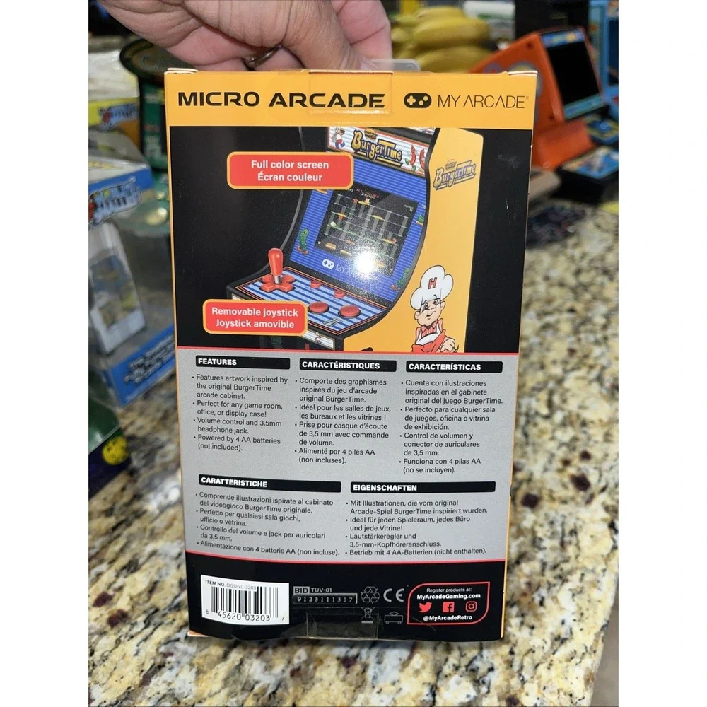 Burgertime My Arcade Micro Player Retro Arcade New in Box